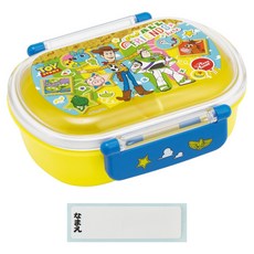 Skater 橢圓形塑膠雙扣便當盒 附姓名貼, TOY, 1個