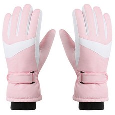 Ttabongoppa 男女情侶戶外運動防寒觸控滑雪手套 JNHA2179, 粉紅色, 1個