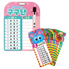 썼다 지웠다 구구단 + 랄랄라 사운드카드 구구단 학습 세트, 1권, 아이키움북