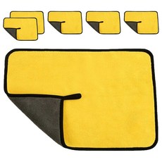 Blank Dog 寵物超細纖維浴巾, 黃色, 6個