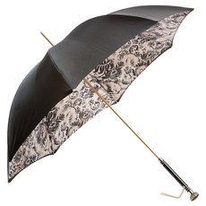 PASOTTI 女士經典仿舊花卉雙層布珠寶醋酸纖維手動傘 WC454I24