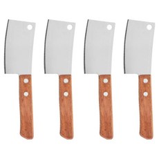 집사람 미니 도끼칼, 실버, 4개