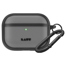 LAUT 萊德 防摔防塵保護殼, 霧黑色, 1個, AirPods Pro 3