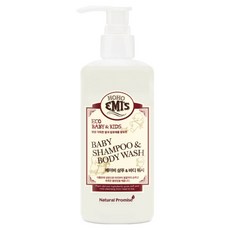 호호에미 베이비 샴푸 & 바디워시, 300ml, 1개