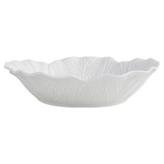 Daparang 高麗菜浮雕特殊陶瓷沙拉碗 特大號 HJ1037, 單一顏色, 1個