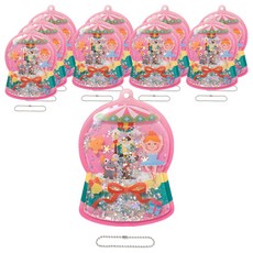 minhwashop 冬季果凍雪球鑰匙圈DIY 胡桃鉗 S250092B, 10個, 混合色