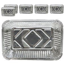 小閨祕 方形鋁箔烤盤 X1796 750ml, 6個, 3個裝