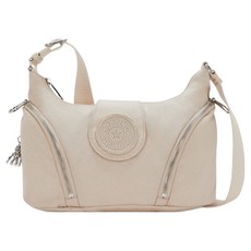 kipling SERA M 單肩背提包 彎月形單肩斜背包 KPKI510726J10OS, 暖米色