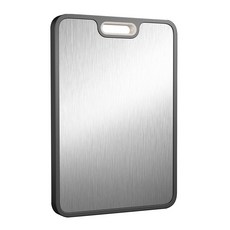 TEMPEST 純鈦砧板 雙面版 麥秸稈 + 純鈦, 鈦原色, 1個