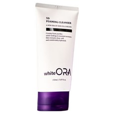 white ORA 5D泡沫潔面乳, 1個, 150ml