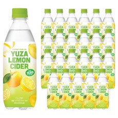 클룹 유자레몬 사이다 제로, 500ml, 24개