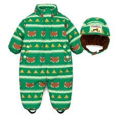 삠뽀요 노르딕 스키복 + 모자 세트 OLHCX02