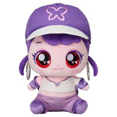 캐치티니핑 에스파 봉제인형 Cutie닝닝, 25cm, 보라, 1개
