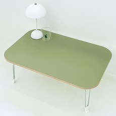 에스앤디자인 LPM 사각 접이식 거실 스퀘어 테이블 720, 올리브