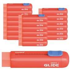 monAmi Graphix Z Glide 擦擦筆, 紅色, 20個