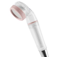 MIRINAE 旅行用過濾蓮蓬頭 + 沉澱物濾芯 2入組, 1套, 粉紅色(蓮蓬頭)