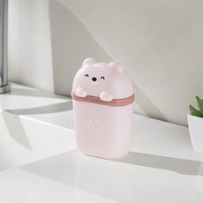셀리빙 곰돌이 여행용 비누 케이스, 핑크, 2개