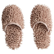 MarketA 家用拖把清潔拖鞋 FREE, 棕色, 1個