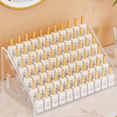 Yuinjihwa 壓克力美甲凝膠美甲展示架 6層展示架, 透明, 1個