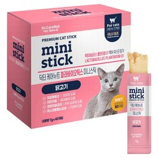 닥터케어누트 고양이 파라바이오틱스 미니 스틱 40p, 1개, 280g, 닭고기