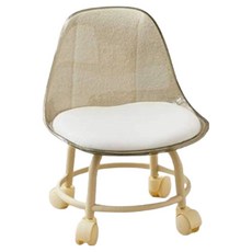 Essential Plus 塑膠透明靠背和室椅, 灰色, 1個