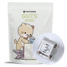 MONSTARGEAR HMX 復古 R 線性鵝卵石客製化機械式鍵盤 熱插拔原廠潤滑軸體 90顆, 混合色, 單一商品, 製造商軸