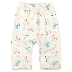 위드오가닉 신생아용 오가닉 7부바지