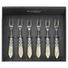 BUGATTI 阿拉丁派對叉6件組, 象牙色, 1套