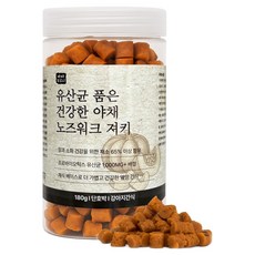 야아부르니 강아지 간식 유산균 품은 건강한 야채 노즈워크 져키, 180g, 1개, 단호박