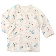 with organic 新生兒用有機夏季紗布衣