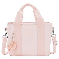kipling MINTA M 手提肩背托特包/提包 KPKI29233DZ10OS, 霧面雲粉