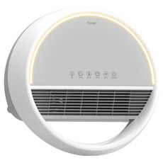 Fromb 溫暖淋浴鏡 LED PTC 浴室電暖器, 白灰色, FF255