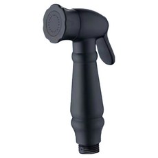 Rich Store 乾淨現代浴室清潔馬桶洗滌免治馬桶多用途噴槍 ABS噴槍 C 5.5 x 14 cm, 黑色, 1個