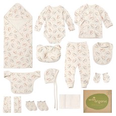 with organic 新生兒馬年四季出生賀禮套組