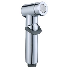 Rich Store 俐落現代浴室清潔馬桶沖洗免治多功能噴槍 ABS噴槍 B 6 x 15 cm, 銀色, 1個