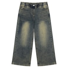 JCB 青少年水洗寬版刷毛牛仔褲 U741