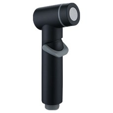 Rich Store 乾淨現代浴室清潔馬桶洗滌免治馬桶多用途噴槍 ABS噴槍 B 6 x 15 cm, 黑色, 1個