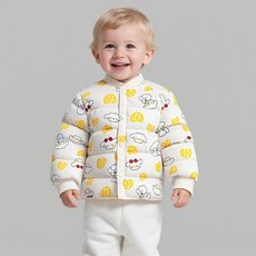 JOYMULTI Rabbit Duck 羅紋長袖輕量鋪棉夾克