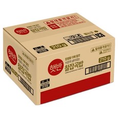 햇반 찰잡곡밥, 210g, 36개