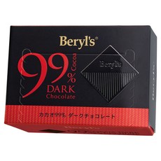 Beryl's 99%可可含量黑巧克力, 60g, 1個