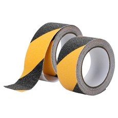 NUVIA 防滑膠帶 黑黃色 10cm x 10m, 2個