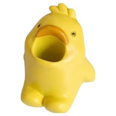 德普羅商務 張嘴可愛動物朋友牙刷架 小鴨, 混合顏色, 1個