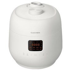 CUCHEN 酷晨 The Fit 纖薄電子壓力鍋 10人份, CRS-FSWS1040DFMW, 奶昔白