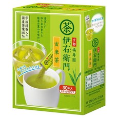 SunTORY 三得利 伊右衛門 速溶棒 玄米茶, 0.8g, 1個, 30個裝