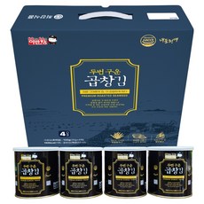 이반장 광천 두번구운 곱창캔김 4p 선물세트 美, 1세트