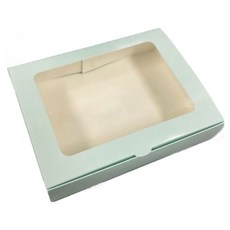 彩色開窗餅乾盒 12格, 薄荷綠, 10個