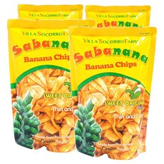 Sabanana 香蕉脆片, 100g, 4個
