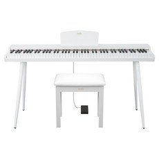 뮐러악기 88건반 전자 피아노 + 의자 세트, MEP-1000, 화이트, 1세트