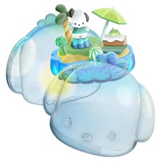 마이티잭스 플레이인더박스 산리오 캔디랜드 포차코 디오라마 피규어 세트, 1세트