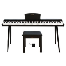 뮐러악기 88건반 전자 피아노 + 의자 세트, MEP-1000, 블랙, 1세트